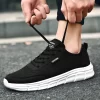 Men’s Black Mesh Running Shoes 6