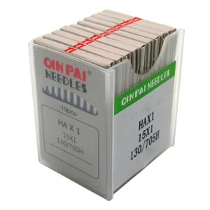 100PCS 15x1 QINPAI#HAX1 Flat Shank Home Sewing Needle Compatible with  Brother Singer Viking 1