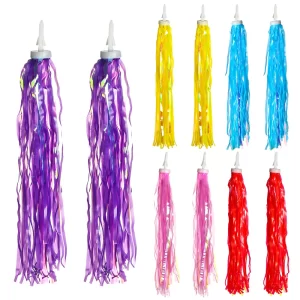 2pcs Tricycle Handlebar Tassels Streamers Tassel Bike Bicycle Decoration Scooter Parts Cycling Accessories Kids Girls Boys Gift 1