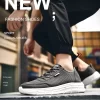 Men’s Black Mesh Running Shoes 5