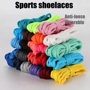 1Pair Semicircle Shoelace Men's and Women's Basketball Shoes Casual Shoes Sports/Running Non-slip Anti-loose Non-fading Shoelace 1